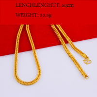 ราคา สร้อยคอทองหางจิ้งจอกใหญ่โซ่ทอง 2 บาท แท้ 100 ไม่ลอก ไม่ดำ สร้อยคอทอง ทองปลอม สร้อยคอทองปลอม (22209440134)