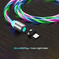 ราคา 3ใน1 LEDแม่เหล็กไหล2 4A Fastสายชาร์จไฟLEDสายแท่นชาร์จแม่เหล็กชาร์จสายโทรศัพท์MicroสายType CสายUSB Nylonสายชาร์จสายสำหรับiPhone Android (16029051029)