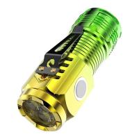 ราคา New Outdoor LED Bright Flashlight Magnetic Mini Torch Portable Rechargeable Led Lamp High Power 20W LED Power Bank Flashlight (21588321248)