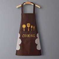 ราคา ผ้ากันเปื้อน มีผ้าเช็ดมือในตัว เนื้อผ้า PVC GOOKING น่ารัก ผ้ากันเปื้อนร้านกาแฟ ผ้ากันเปื้อนแบบสวม (21090042306)
