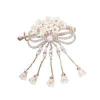 ราคา Shanglife valley tassel versatile and elegant ladylike temperament tassel bead clip buckle clip (21729055962)