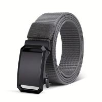 ราคา CRTWO Mens fabric belt with toothless automatic buckle mens casual belt tactical outdoor belt (21987930624)