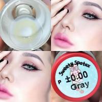 ราคา คอนแทคเลนส์ สายฝอ รุ่น Sweety Spatax สีเทา ตาล Gray Brown มีค่าสายตา 0 00 10 00 เปลี่ยนแทนทุกเดือน (20585857252)