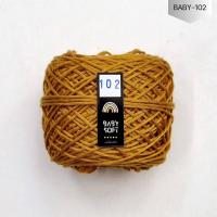 ราคา ไหมพรม 4Ply ไหมพรมเบบี้ซอฟท์ เบบี้ซิลค์ ไหมพรมสำหรับเด็ก 4Ply 100G I ไหมพรมฟ้ามุ่ย Fahmui Yarn (19649135906)