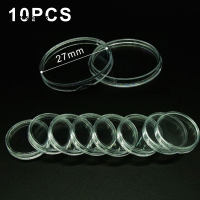 ราคา Fund 10 25ชิ้นเคสกล่องเก็บของเหรียญใสที่ใส่เหรียญพลาสติกใสขนาด27มม (22145630520)