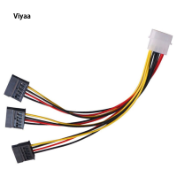 ราคา สายไฟแยกสำหรับคอมพิวเตอร์4 Pin Ide Molex ถึง3 Sata (22133822593)