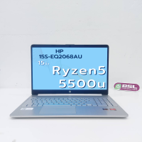 ราคา HP 15s eq2068AU CPU Ryzen5 5500u 8GB SSD 512GB หน้าจอใหญ่ เต็มตา มี Numpad USED Laptop โน๊ตบุ๊คมือสอง (22155365552)