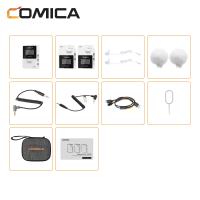 ราคา Comica BoomX D PRO ไมโครโฟนไร้สายลาวาเลียร์ไม่มีเสียงรบกวนความจุในการบันทึกบนบอร์ด8GBช่วง100เมตรโหมดความปลอดภัยไมโครโฟนสำหรับ iPhone ไร้สายAndroidการสัมภาษณ์พีซีVlogsการสตรีมสด (19793934994)