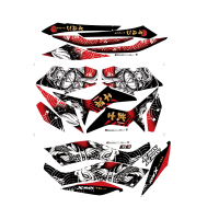 ราคา สติ๊กเกอร์ Yamaha Xmax 300 ลาย KABUKI (6209412582)