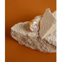 ราคา Vetiver pearl Handmade baroque pearl ring แหวนมุกบารอค มุกแท้ มุกธรรมชาติ ตัวเรือนเงินแท้925 ชุบทอง18k จัดส่งไว (22037696715)