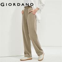 ราคา GIORDANO ผู้หญิง กางเกงเอวยางยืดกางเกงหลวมสัมผัสตะเข็บกระเป๋าขนาดใหญ่สีทึบแฟชั่นที่เรียบง่ายกางเกงหลวมสบาย ๆ Free Shipping 18414207 (21622790469)