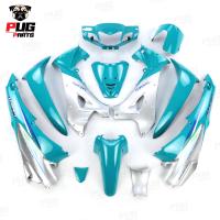 ราคา PUGParts ชุดสีwave125R หัวแหลม ชุดสีเวฟ125S หน้าแหลม Wave125S หัวเถิก ชุด12 13ชิ้น สีเขียวมิ้นท์ตัดเทาบรอนช์ กุญแจกลม กุญแจนิรภัย กุญแจเล็ก ใหญ่ (13624672516)