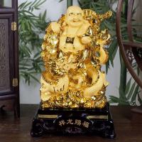 ราคา ขายดีบอกต่อ พระสังกัจจายน์ ปางประทานโชคลาภ ค้าขายมั่งคั่ง งานเรซิ่นพ่นทรายทอง พร้อมฐาน สูง 9 15 นิ้ว (22093144157)