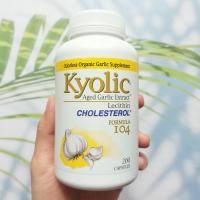ราคา สารสกัดจากกระเทียม ไร้กลิ่น Aged Garlic Extract with Lecithin Cholesterol Formula 104 100 or 200 Capsules Kyolic (9559863930)