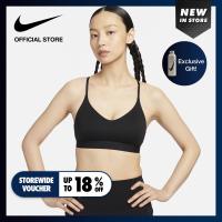 ราคา Nike Womens Dri Fit Indy Light Sports Bra Black ไนกี้ สปอร์ตบราผู้หญิง Dri Fit Indy Light สีดำ (21501203465)