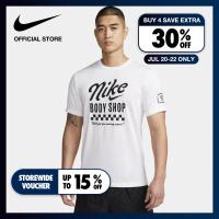 ราคา Nike Mens Dri fit Rlgd Body Shop Tee White ไนกี้ เสื้อยืดผู้ชาย Dri fit Rlgd Body Shop สีขาว (19478691402)