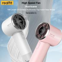 ราคา Realfit M335 High Speed Mini Fan 199 levels adjustable 2nd Generation Portable and Rechargeable Handheld Fan (21921977040)