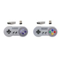ราคา SFF Game Controller Wireless 2 4G Gamepad Joypad Joystick Compatible for SNES Mini PC Windows NS Switch (21689600926)