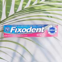 ราคา Fixodent Denture Adhesive Cream Complete Original 214068 g ฟิกโซเดนท์ ครีมติดฟันปลอม (10480534148)