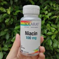 ราคา ไนอะซิน วิตามินบี Niacin 100mg 100 VegCaps Solaray B3 B 3 (792630256)