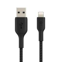 ราคา Belkin สายชาร์จ ถ่ายโอนข้อมูล Boost Charge Lightning to USB 15cm 1M 2M 3M แบบถักเชือก สำหรับ iPad iPhone 5 ขึ้นไป มี MFi รุ่น CAA002 (6015484536)