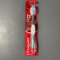 ราคา แปรงสีฟันแบตเตอรี่ คอลเกต Colgate 360 Optic White Sonic Powered Vibrating Soft Toothbrush 2X Whitening Action ขับเคลื่อนด้วยถ่าน AAA พลังการทำความสะอาดอย่างล้ำลึกด้วยจังหวะโซนิค (21279586168)