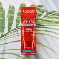 ราคา 80 OFF ราคา Sale โปรดอ่านรายละเอียดสินค้า EXP 01 2024 คอลเกต ยาสีฟัน ฟันขาว ขจัดคราบเหลือง Optic White Renewal Whitening Toothpaste 85 g Colgate (21193070931)