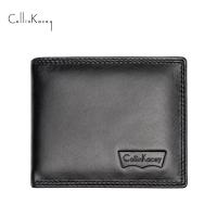 ราคา Collin kacey A25 กระเป๋าสตางค์ผู้ชายหนังแท้ใบสั้น ซื้อกระเป๋าสตางค์แถมฟรีเข็มขัด ฟรีกล่องกระเป๋าสตางค์ Short Wallet (21412505917)