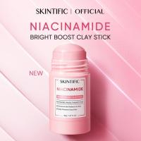 ราคา NEW LAUNCH SKINTIFIC Niacinamide Bright Boost Clay Mask Stick มาร์คหน้า กระจ่างใส ผิวขาวกระจ่างใส ทำความสะอาดใบหน้า (22310377838)