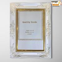ราคา กรอบหลุยส์สีขาว 12x18นิ้ว เฉพาะกรอบ ขนาดใส่รูป 10x12 ติดการ์ดขาว หรือ 12x18นิ้ว รูปเต็มกรอบ (21975466695)
