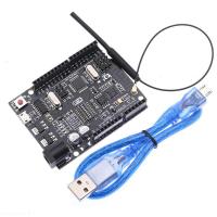 ราคา For R3 WiFi ATmega328P WiFi ESP8266 NodeMCU 32MB Memory USB TTL CH340G for with USB Cable 2 4G WiFi Antenna (22109220051)