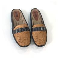 ราคา ส่งเร็วพิเศษ 8am รองเท้าคัชชูส้นเตี้ย รองเท้าเพื่อสุขภาพเปิดส้น หนังนิ่ม oxxo พี้นแบน หนังนิ่มมาก พี้นยางสั่งทำพิเศษ พี้นสูง1เซน ใส่สบาย X11607 (21532920144)