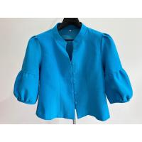 ราคา เสื้อผ้าฝ้ายคอปืนแขนบอลลูน (19830582681)