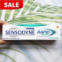 ราคา 70 OFF ราคา Sale EXP 02 2024 ยาสีฟัน เซ็นโซดายน์ Rapid Relief Toothpaste with Fluoride Extra Fresh 96 4 g Sensodyne (21496230196)