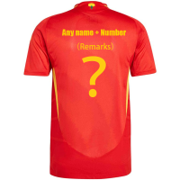 ราคา Spain เสื้อฟุตบอลทีมชาติสเปน เหย้า ยูฟ่า ยูโร Home Away UEFA Euro 2024 25 เสื้อฟุตบอลชาย (22142166848)