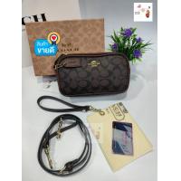 ราคา กระเป๋าสะพาย CCสำหรับผู้หญิงสะพายข้างมี 2 ซิป ไซส์ 8 นิ้วมีพร้อมกล่อง (12820635303)