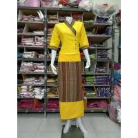 ราคา ชุดผ้าฝ้ายไทยล้านนา ชุดเจ้านาง ชุดผ้าฝ้ายพื้นเมืองชุดไทยประยุกต์ (10741698033)