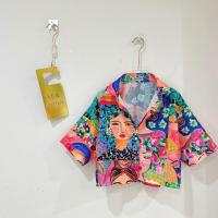 ราคา Linen shirt เสื้อเชิ้ตเเขนสั้นลินินอินเดีย พิมพ์ลายหน้าคน LS05 (22038185385)