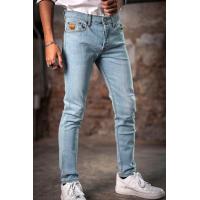 ราคา กางเกงยีนส์ชาย Winsman กางเกงยีนส์ขายาวทรงเดฟผ้ายืด กางเกงยีนส์ชายทรงขาเดฟสกินนี่ผ้ายืด (7119504311)