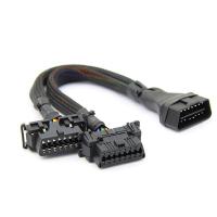 ราคา 2 iN 1 OBD2 Extension Cable OBDII Male to 2 Female Splitter Car Computer Connection Conversion Plug Socket 30CM (18480841917)