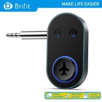 ราคา Brifit Bluetooth 5 3เครื่องส่งสัญญาณตัวรับสัญญาณเพลงตัวแปลงบลูทูธ Aux การเชื่อมต่ออุปกรณ์คู่แบตเตอรี่แบบชาร์จไฟได้ USB C อายุการใช้งานแบตเตอรี่16ชั่วโมงเหมาะสำหรับรถยนต์เครื่องเสียงบ้านหูฟังและเครื่อง