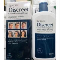 ราคา Discreet Colour Restoring Cream ดีสครีท คัลเลอร์ เรสโตเรีย ครีมแต่งผมดำ เรสโตเรีย 250mL (21837003817)