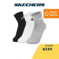 ราคา Skechers สเก็ตเชอร์ส ถุงเท้าหุ้มข้อเด็ก Kid Quarter Sock Accessory L224K010 02G7 (21826558829)