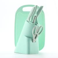 ราคา มีดทำครัว ชุดมีดทำครัว เซตชุดทำครัว 1 ชุด พร้อมเขียง มี 6 ชิ้น ผลิตจากฟางข้างสาลี มี4สี (9557750162)