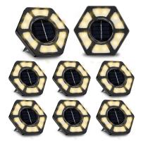 ราคา Solar Outdoor Waterproof Garden Ground Light Garden Pathway Lights Buried Lights For Garden Swimming Pool Outdoor Pathway Yard 1PC (22037965403)