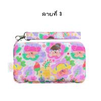 ราคา รอบใหม่ผ้าแข็งซิปเลยจะย่นนะค้า today กระเป๋าตัง cheesy bag มีสายคล้องมือแถมน้า (22124165125)