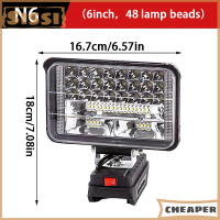 ราคา Sissi ไฟ LED สำหรับ Makita 18V แบตเตอรี่ลิเธียมไอออน3 4นิ้วไฟฉายฉุกเฉินแบบพกพาโคมไฟตั้งแคมป์ไฟสนาม (21688136800)