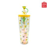 ราคา MINISO แก้วน้ำทรงสูง พร้อมหลอด Daisy Minions Collection 800mL (22235615198)
