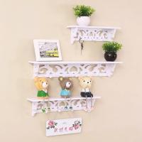 ราคา ชั้นวางของติดผนัง โมเดิร์น ชั้นตกแต่งบ้าน ชั้นไม้วางของ ติดผนัง DIY 1ชุดมี3ชิ้น ขนาด35 46 60CM (22308552757)
