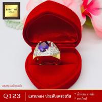 ราคา แหวนทอง ประดับเพชรสวิส หนัก 2 สลึง ครบไซส์ 1 วง (1431716415)